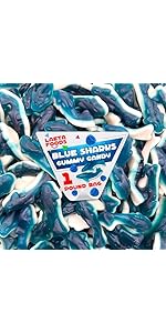 Amazon.com : Blue Raspberry Puffs Gummies, It's a Boy Baby Shower Candy ...