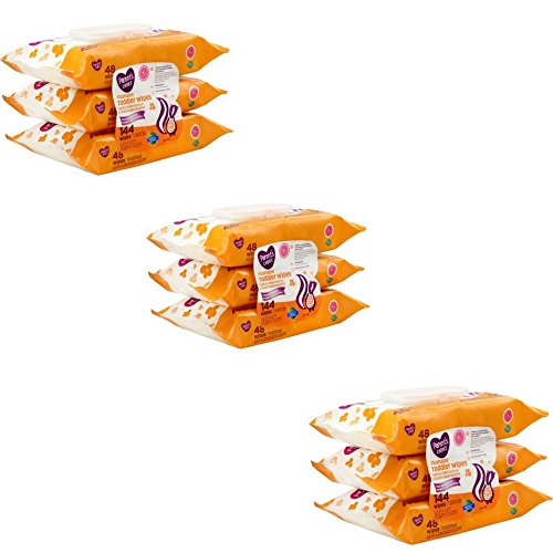 Parent's Choice Flushable Toddler Wipes, Ultra Soft, Gentle on Skin, (144 count-3 Pack)