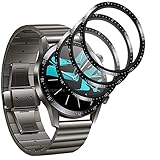 PUUDUU Protector de Pantalla para Huawei GT2 46mm, [3 Pack] Película Transparente TPU, 3D Cobertura Completa, Anti-Scratches, Sin Burbujas, Soft Film para Huawei GT2 46mm