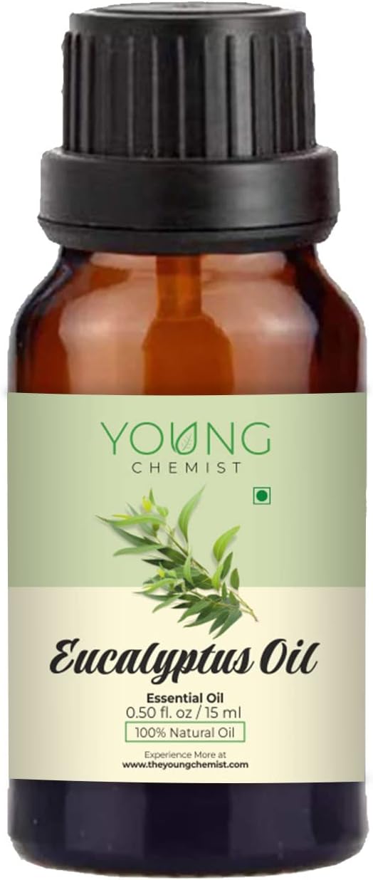 Eucalyptus Oil, 15ml - 100% Pure Therapeutic Grade Essential Oil for Clear Breathing, Aromatherapy, and Refreshing Home Fragrance | Ideal for Diffusers, Humidifiers, and DIY Blends