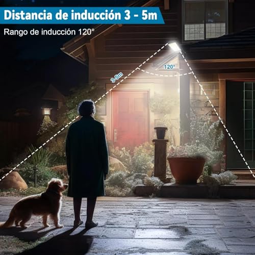 Farol LED solar para exterior 18 Imagen adicional