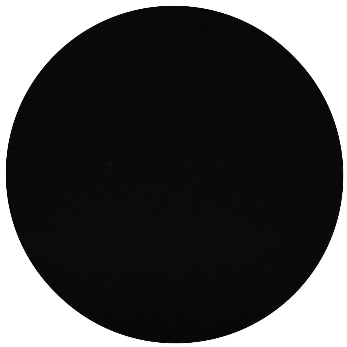 Schwarze Filztuchkreise - Ø3-60cm zum Basteln und Dekorieren. Einzeln oder als Set mit 10, 25, 50 oder 100 Stück erhältlich