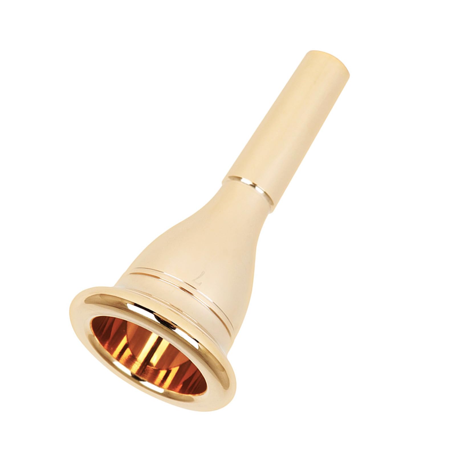 Musikinstrument Tuba Mundstück 13,3mm Messing Ersatzteil mit Cnc Galvanisierter Oberfläche für Blasinstrument Spieler