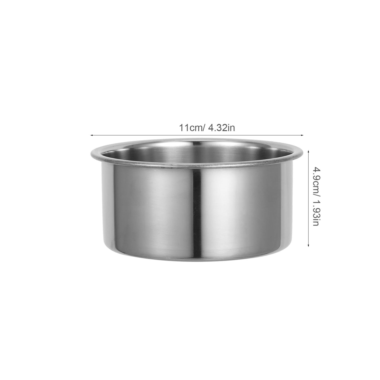 Teglie Rotonde per Torta 3 Pezzi in Acciaio Inossidabile Argento Mini Teglia Forno Piccola Antiaderente per Baking e Caffè Uso Versatile e Facile da Sformare