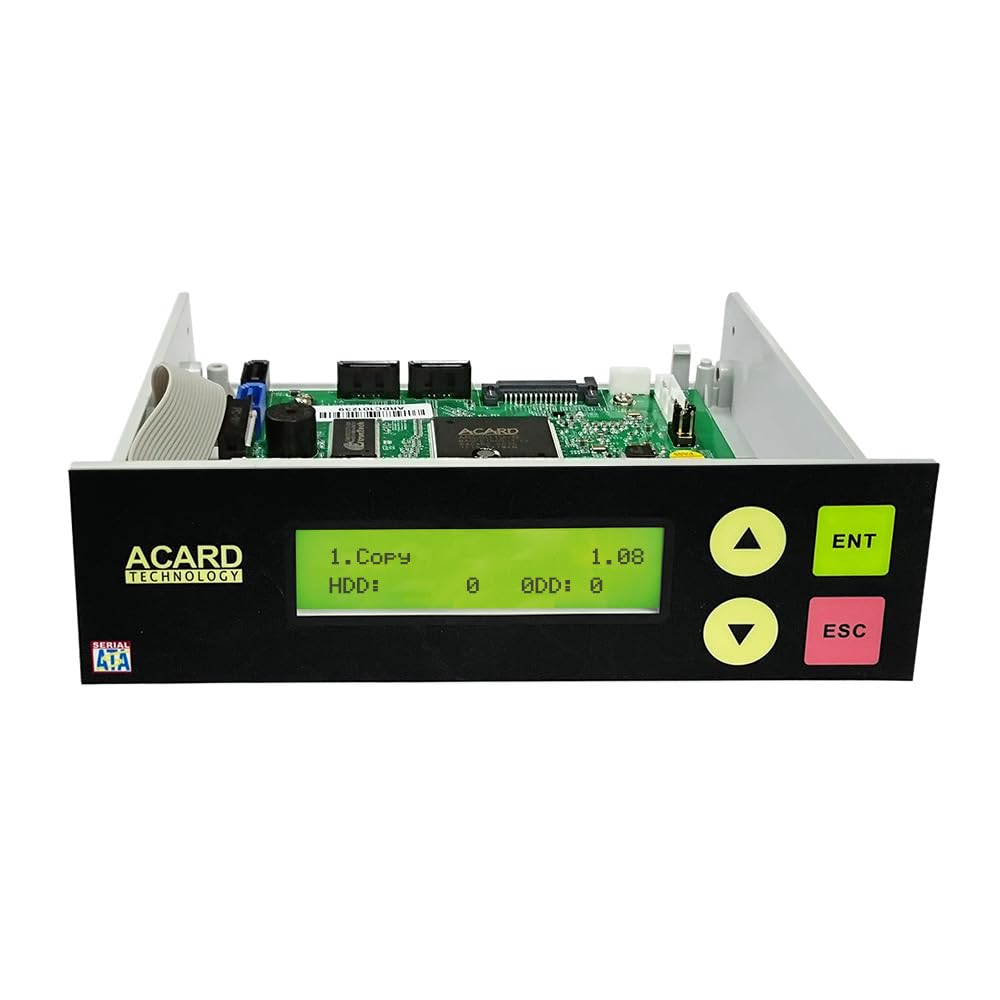 Acard 1 to 1 Controller for Blu-ray BD/DVD/CD Disc Copy Duplicator + SATA Cables