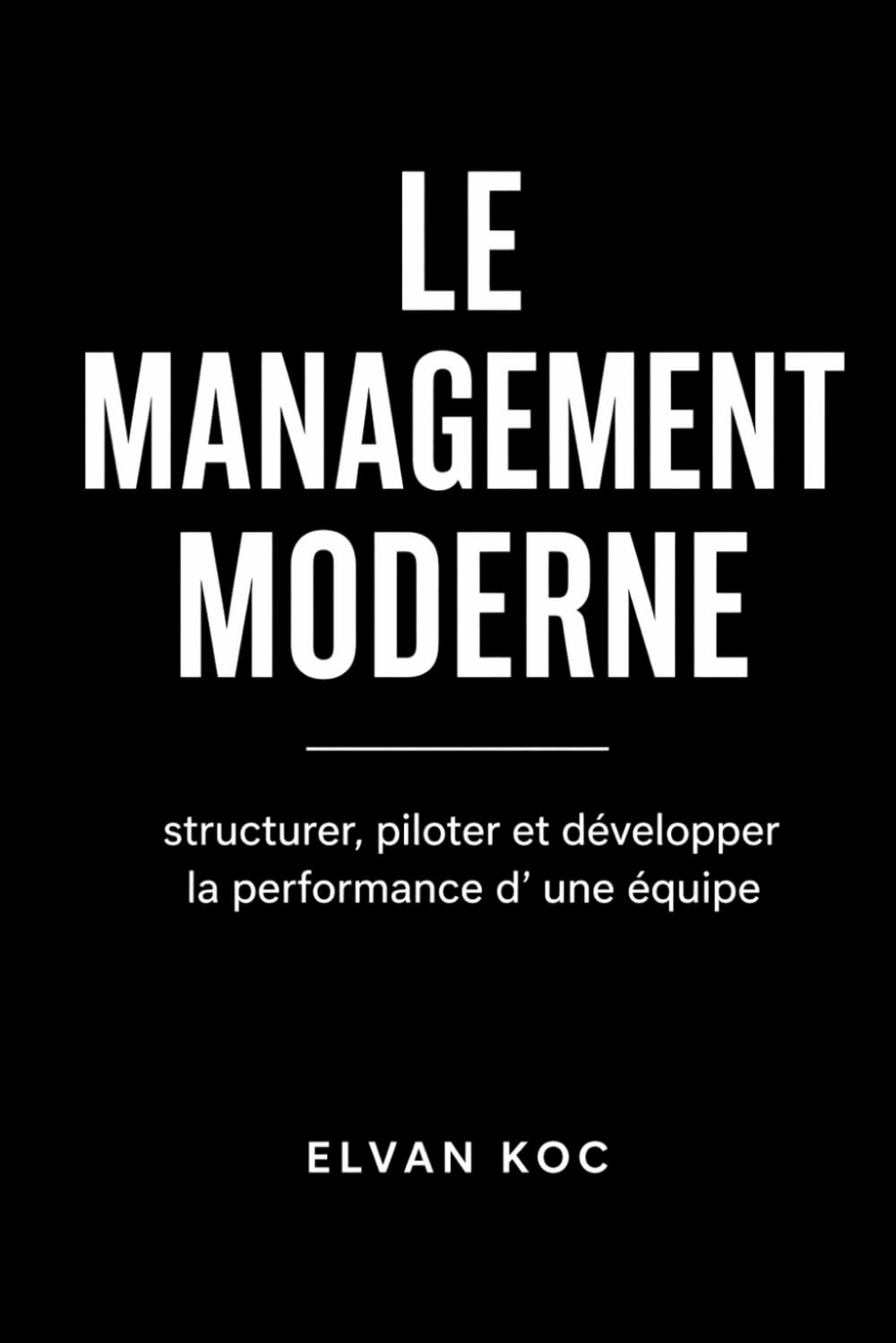 LE MANAGEMENT MODERNE: Structurer, piloter et développer la performance d' une équipe.