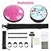 Ubblove Steel Tongue Drum Instruments: 6 Inch 11 Notes Key of C Metal Steel Drums with Bag - Percussion Instrument Music Education, Relaxation, Meditation and Gift - Pink