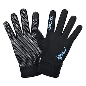 Gloves for Men Full Finger Workout Gloves Gym Exercise Half Finger Fitness Gloves Heavy Weight Lifting Leather Palm Protection Strong Grip Padded Quality Breathable Comfort Gloves(Men Women) Cycling