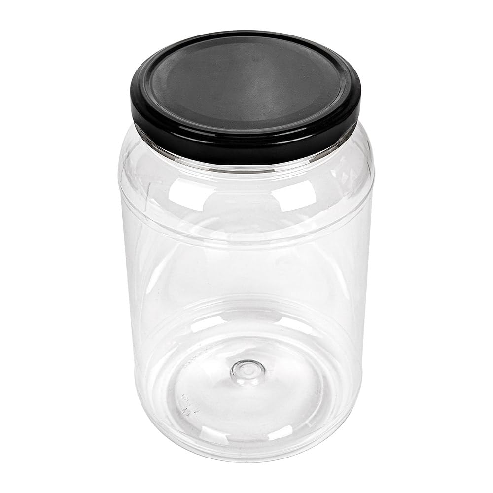 Garcia de Pou 51 Stück – Vorratsdose mit Deckel, 1000 ml, Ø 10,8 x 17 cm, transparent