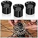 VCRANONR 3 PCS Demonte Roue Libre en Acier Carbone 26*20mm Solide Outil de Retrait de Cassette Portable Résistant à la Chaleur Extracteur de Chaîne de Vélo Durable pour Vélo Atelier de réparation