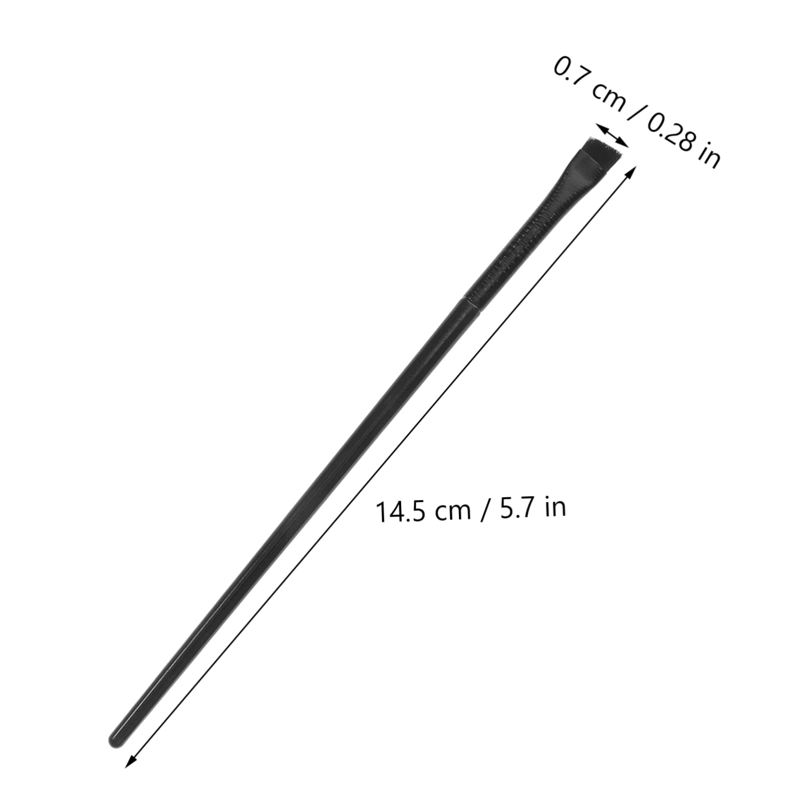 FRCOLOR 5 Set Di Pennelli Per Il Trucco Di Set Di Pennelli Per Ombretto Eyeliner Sopracciglia E Set Di Pennelli Per Eyeliner Angolati Per Donna 12 Pezzi*5