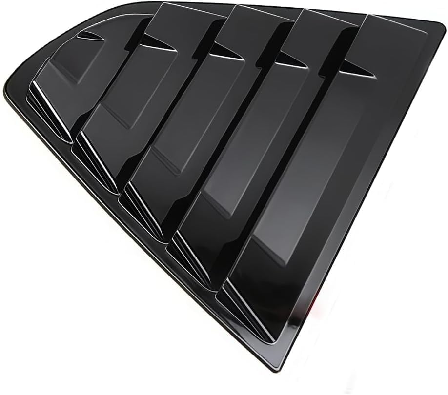 Rear Side Window Louvers Air Vent 2PCS Compatible with Toyota Camry 2018-2021 Scoop Cover Shades Louvers (Carbon Fiber Style)
