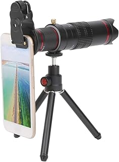 Phone Telescope, Widely Applicable Telescope Has a 22x Zoom Double Setting 99.9% Light Transmittance Portable Telescope for Long-Distance Shooting for Games