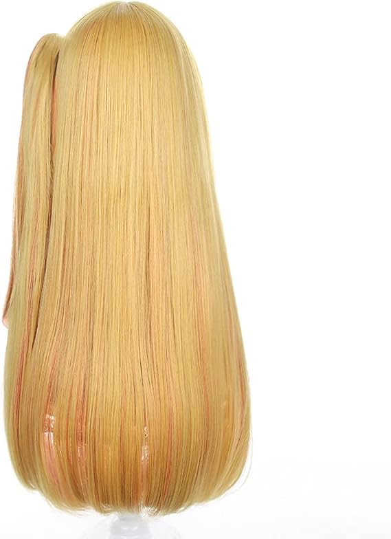 HIROAKIYA Ruby Hoshino Cosplay Wig, Oshi no Ko Cosplay Ruby Hoshino Wig Clip Ponytail with Wig Cap