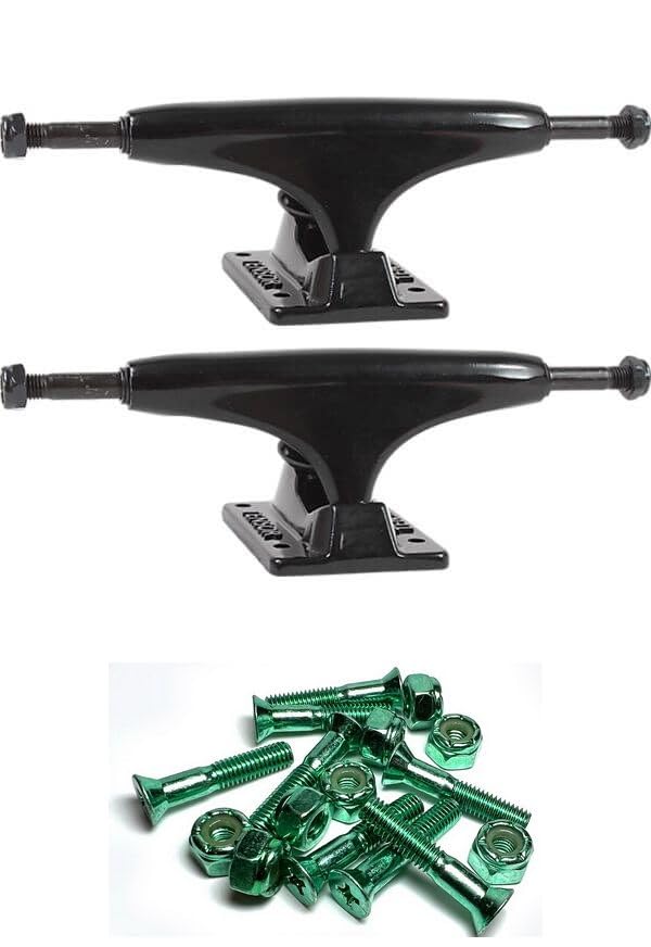 Tensor Trucks Alloy Black Skateboard Trucks - 5.0