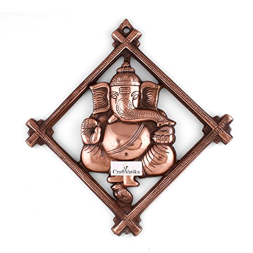 Image of Collectible India Ganesha Idol Wall Hanging Ganesh Lucky Feng Shui Home Decor, Home Decoration Items for Living Room, Wall Hanging Items, Wedding Housewarming Anniversary Birthday Gifts for Women Men