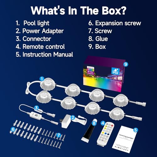  100FT RGB Swimming Pool Lights - image 9