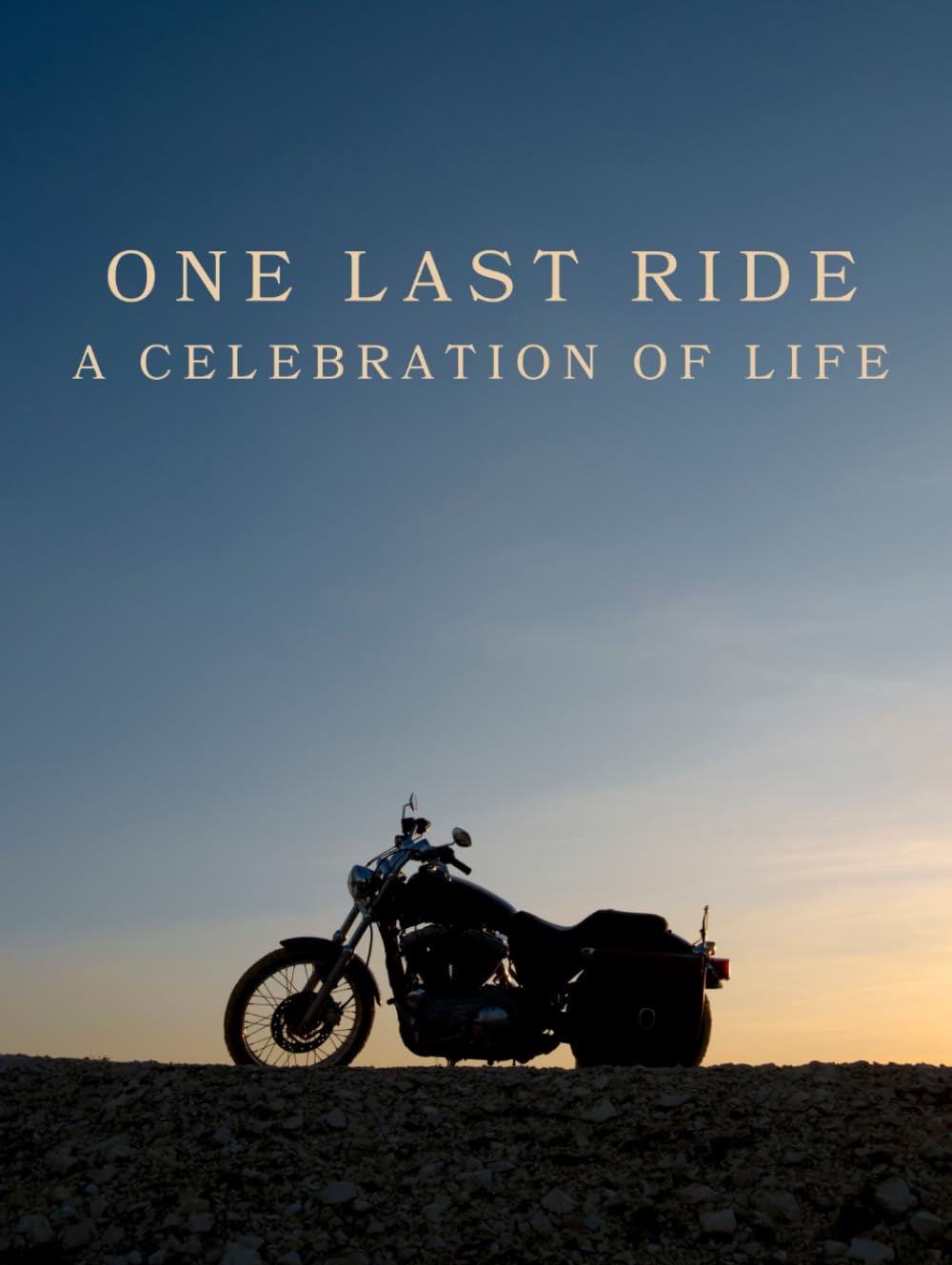 One Last Ride (A Celebration of Life): Guest Book for Funeral and Memorial Ceremony, 300 Person Sign In Registry (Motorcycle Silhouette Sunset Cover)      Hardcover – March 10, 2026