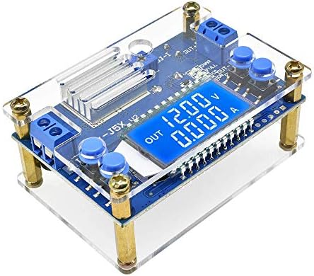 Dmyond 5A Buck Converters Power Supply Module DC Converter 6.5-36V to 1.2V-32V Step Down Voltage Regulator Volt Transformer 75W CC CV Buck Converter Reducer with LCD Display