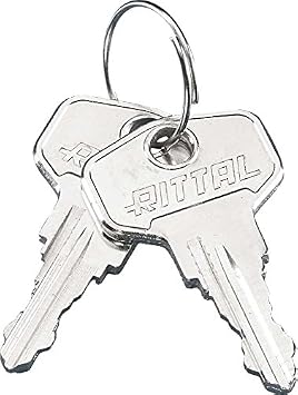 Rittal - Replacement keys dk 7526.050 ve2 f. qr/key qb schranksysteme