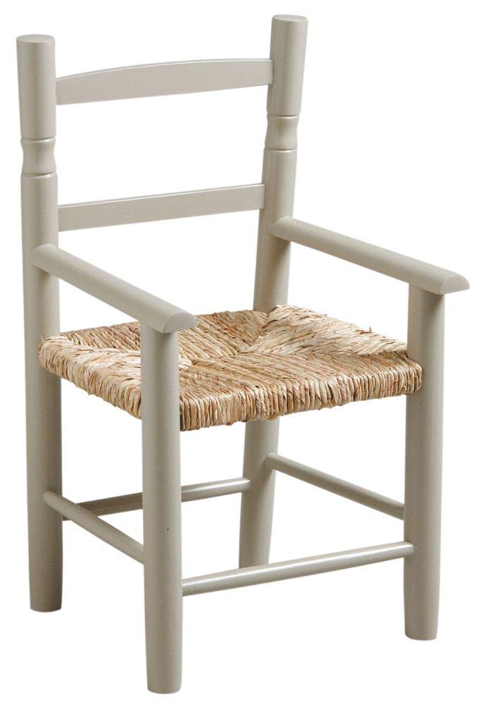 AUBRY GASPARD Fauteuil Enfant en Bois de hêtre Taupe Clair