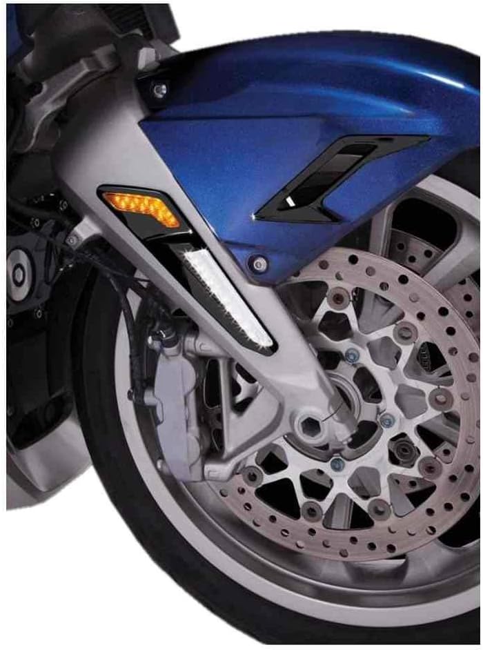 CIRO Goldstrike LED Fork Mounted NAV Lights for Gold Wing BLACK