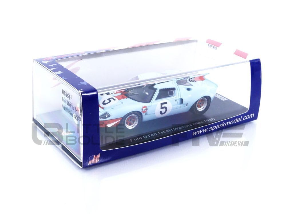 Amazon.co.jp: ☆ スパーク 1/43 フォード GT40#5 ワトキンスグレン6