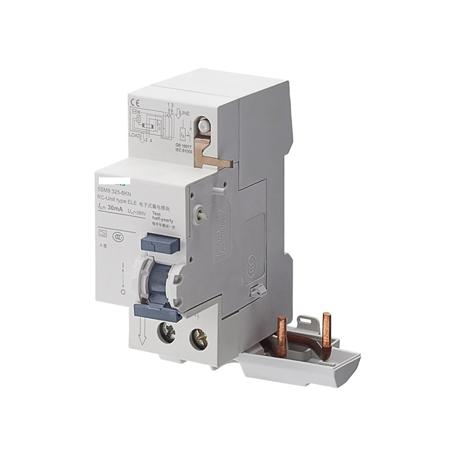 5SM9 Electronic Leakage Module 5SM9420-0KK AC 100MA 2P 25A