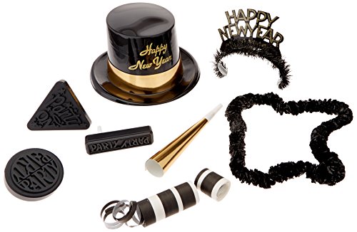 Beistle 88780NRBKG 1-Pack Decorative Legacy Party Assortments for 10 People, Gold - //coolthings.us