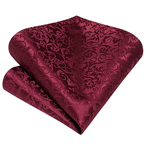Image of Enlision Mens Ties Solid Color Satin Necktie Ties for men Handkerchief Cufflinks Pocket Squares for Wedding