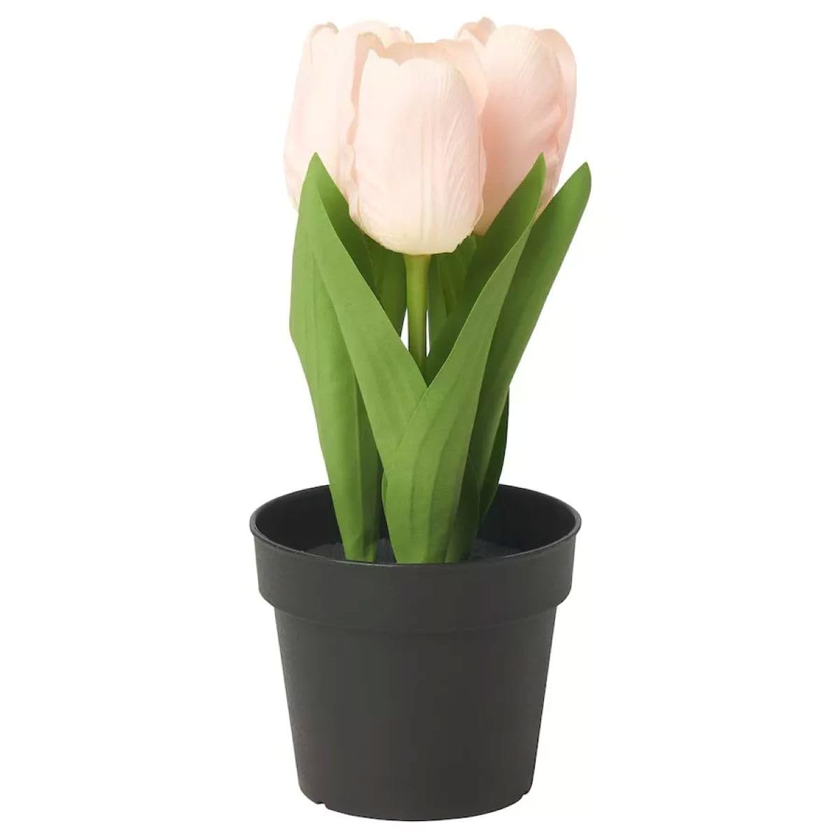 Nikti Pink Fejka Artificial Potted Plant – Tulip In Pot With Samverka Plant Pot Realistic Faux Flower For Indoor & Outdoor Decor – Low Maintenance, Lifelike Floral Arrangement
