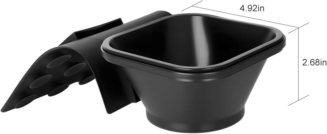 Toning Tub Hair Dye Bowl,Professional Hair Color Mixing Bowl,Hair Dye Bowls, Suction to Sink & Shampoo Station，For Salon and Home