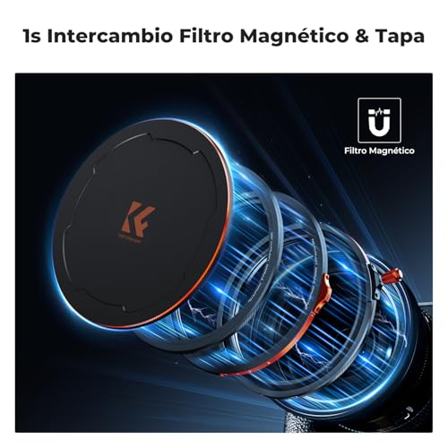 Filtros Magnéticos K&F CONCEPT Nano-Xcel 52mm con ND Variable y Efecto Cine 3