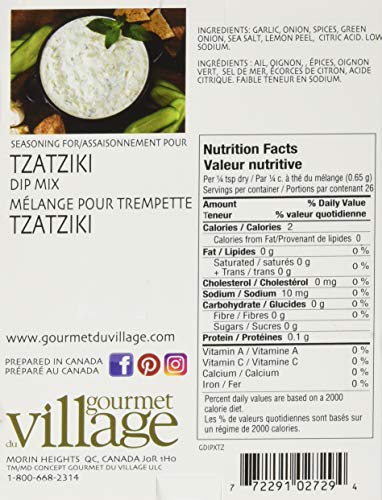 Gourmet du Village Tzatziki dip mix, 0.6 oz