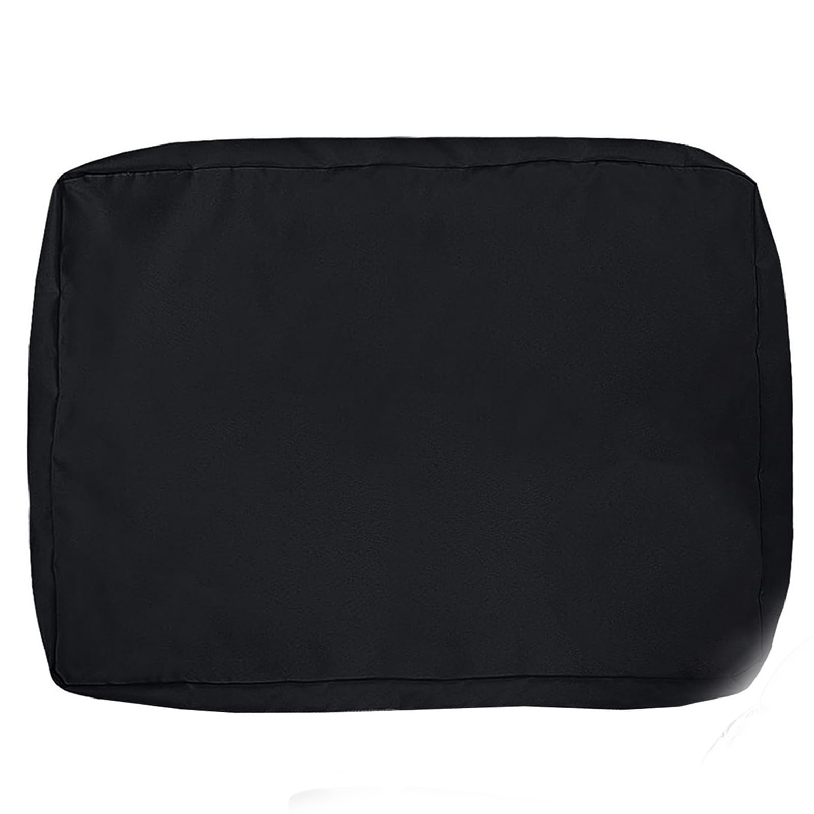 Outdoor Patio Cushion Cover 60x60 70x70cm Waterproof, Sofa Seat Cushions Replacement Pads Covers 55x50 60x50 with Zipper for Indoor Rattan Furniture(Black,40x60x8cm)