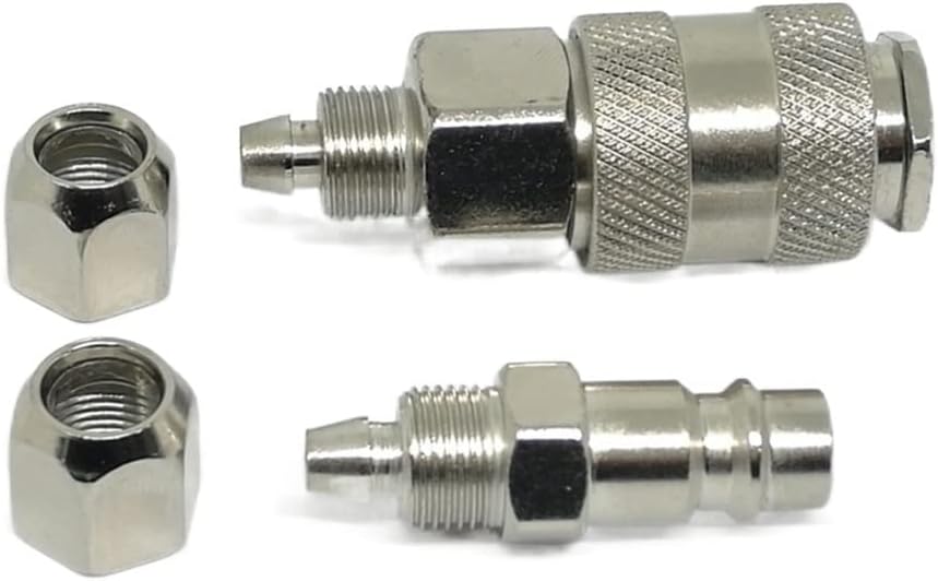 NKEMGZHPKN(売店) 1セット/ロットPUホース8&times;5mmエアホースコネクタのための気管共同標準ヨーロッパ式の空気クイックカ