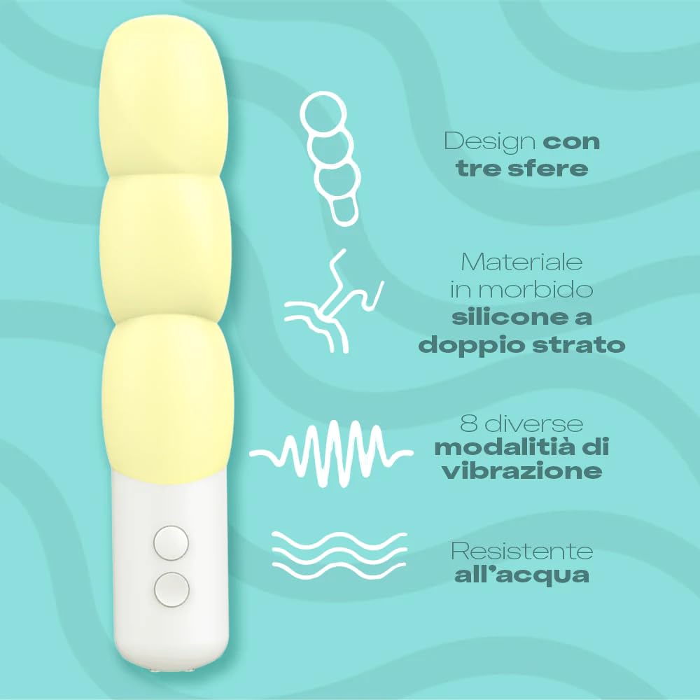 Durex Play Sorbett-Oh, Sex Toy, Vibratore a Velocità Regolabile, Waterproof
