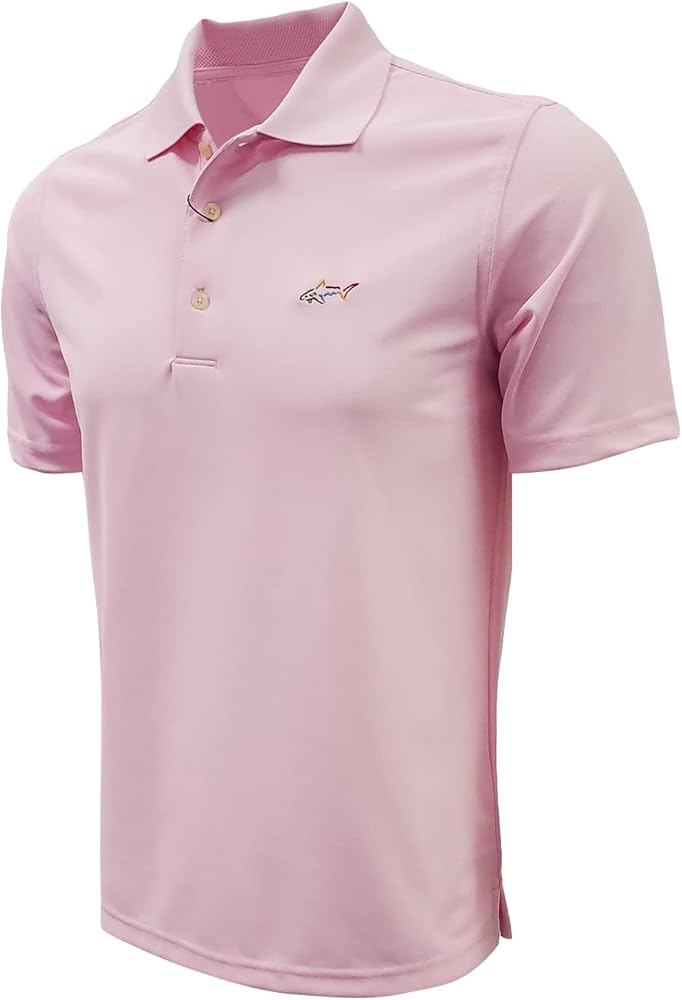 Greg Norman Men's Technical Performance Polyester Play Dry Polo