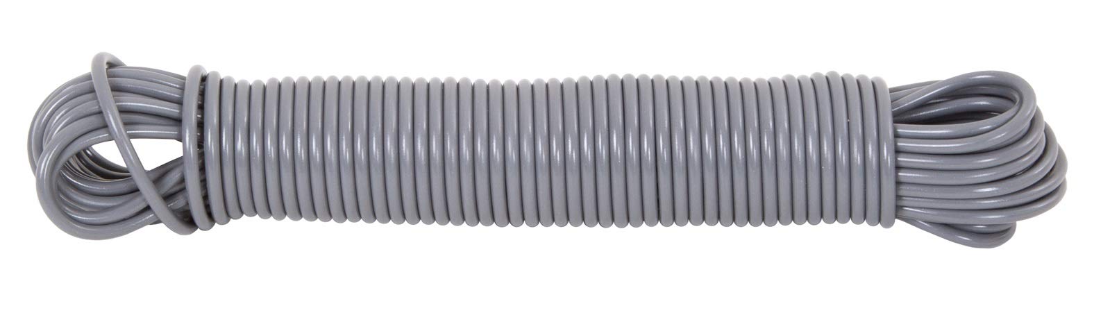 25m Washing Line Extra Strong Steel Core 3.5mm thickness Indoor/Outdoor Heavy Duty Weather Resistant PVC Laundry Clothes line - Grey