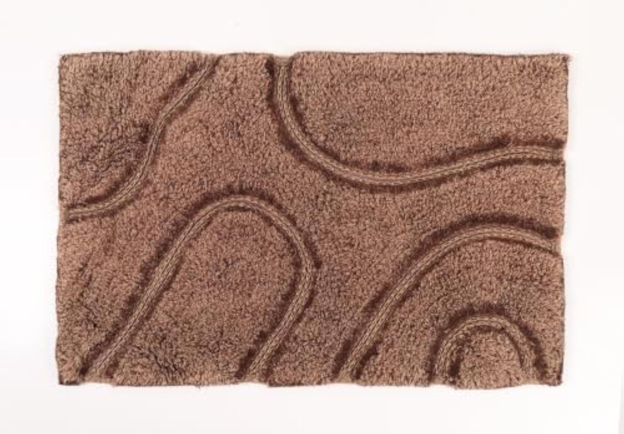 Unique SHEMTRON Collection Cotton Stone Wash Bathmat