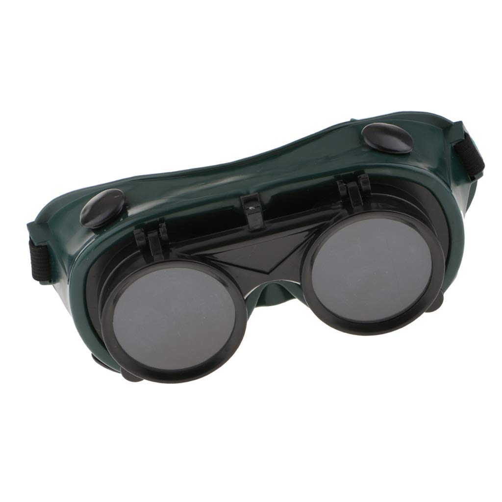 Saldatura Taglio Saldatori Occhiali di Sicurezza Flip Up Occhiali Lenti Verde Scuro