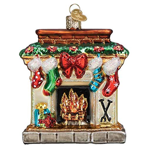 Old-World Christmas Glass Blown Ornament with S-Hook and Gift Box, Festive Collection (Holiday Hearth, 32434)