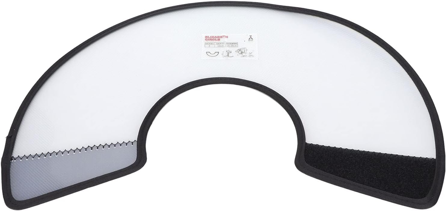 Soft Post Surgery Recovery Collar, Adjustable Fit, Comfortable Fabric, Washable and Reusable, for Pets Healing from Surgery or Injury (-2111220007211)