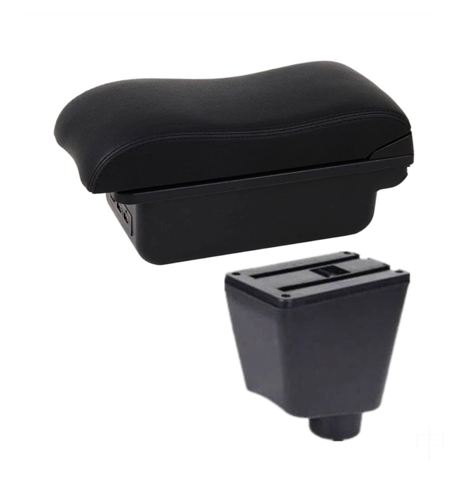 Car Armrest Storage Box For Captur and For Clio 4 2015-2018 Armrest Storage For Box with USB and Ashtray