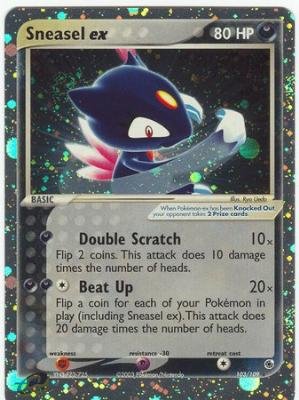 Pokémon Sneasel ex Holofoil - EX Ruby & Sapphire - 103 [Toy]