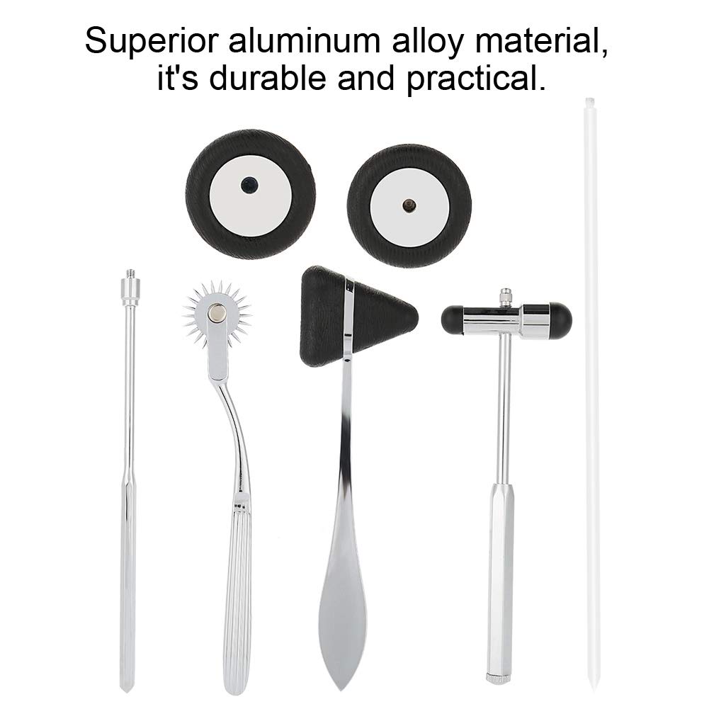 Martillo neurológico 5 en 1 Kit de percusión para el cuidado de la salud del martillo del reflejo del músculo