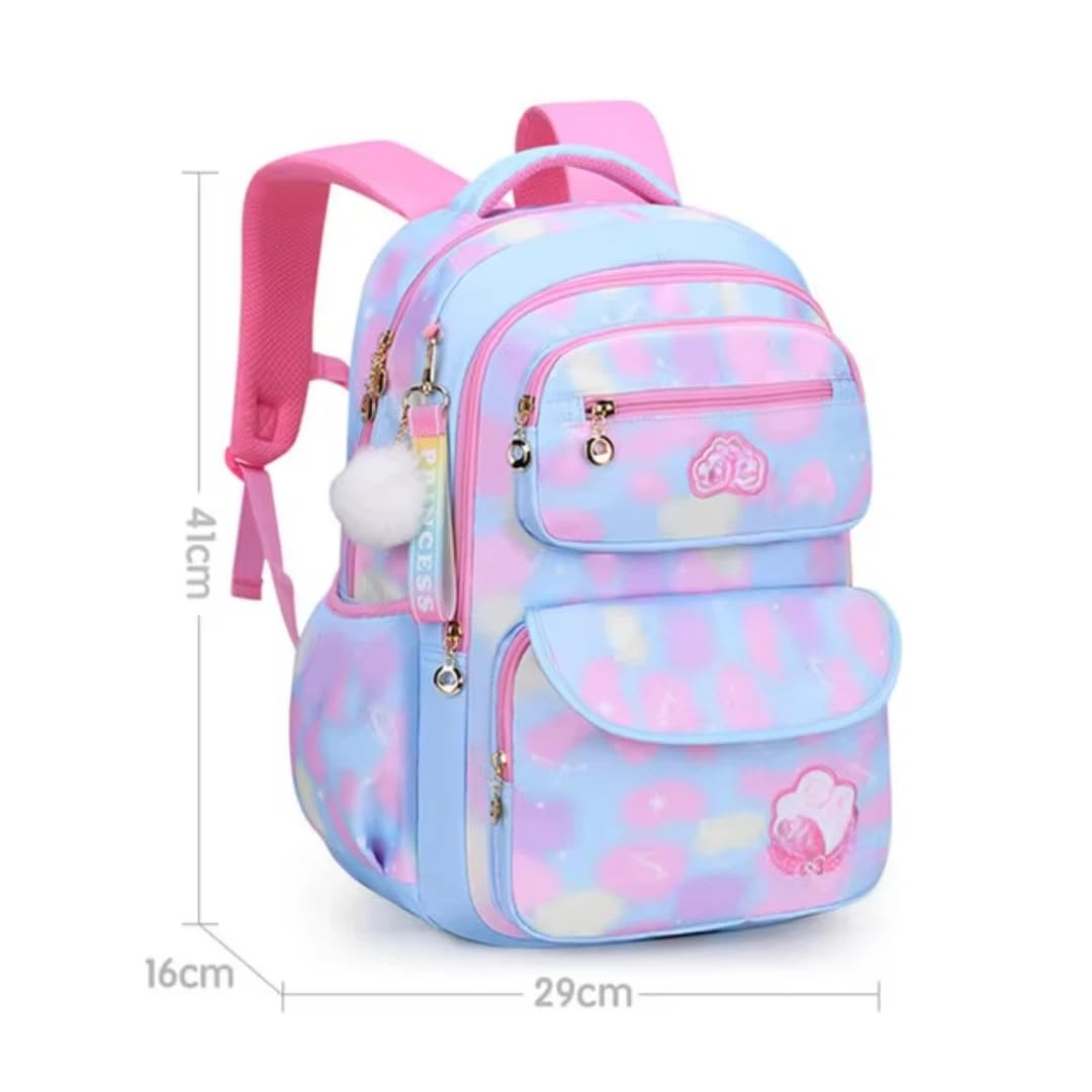 Mochila Escolar Bolsa Zurrón Morral Equipaje(Rosa)