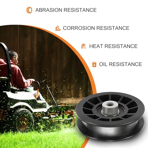 539110311 539110411 Drive Idler Pulley Drive Belt Kit Fit for Husqvarna Z254F 460ZX Z200 Lawn Mower/Tractor, Replace 607163 14259 12400 - Thumbnail 5