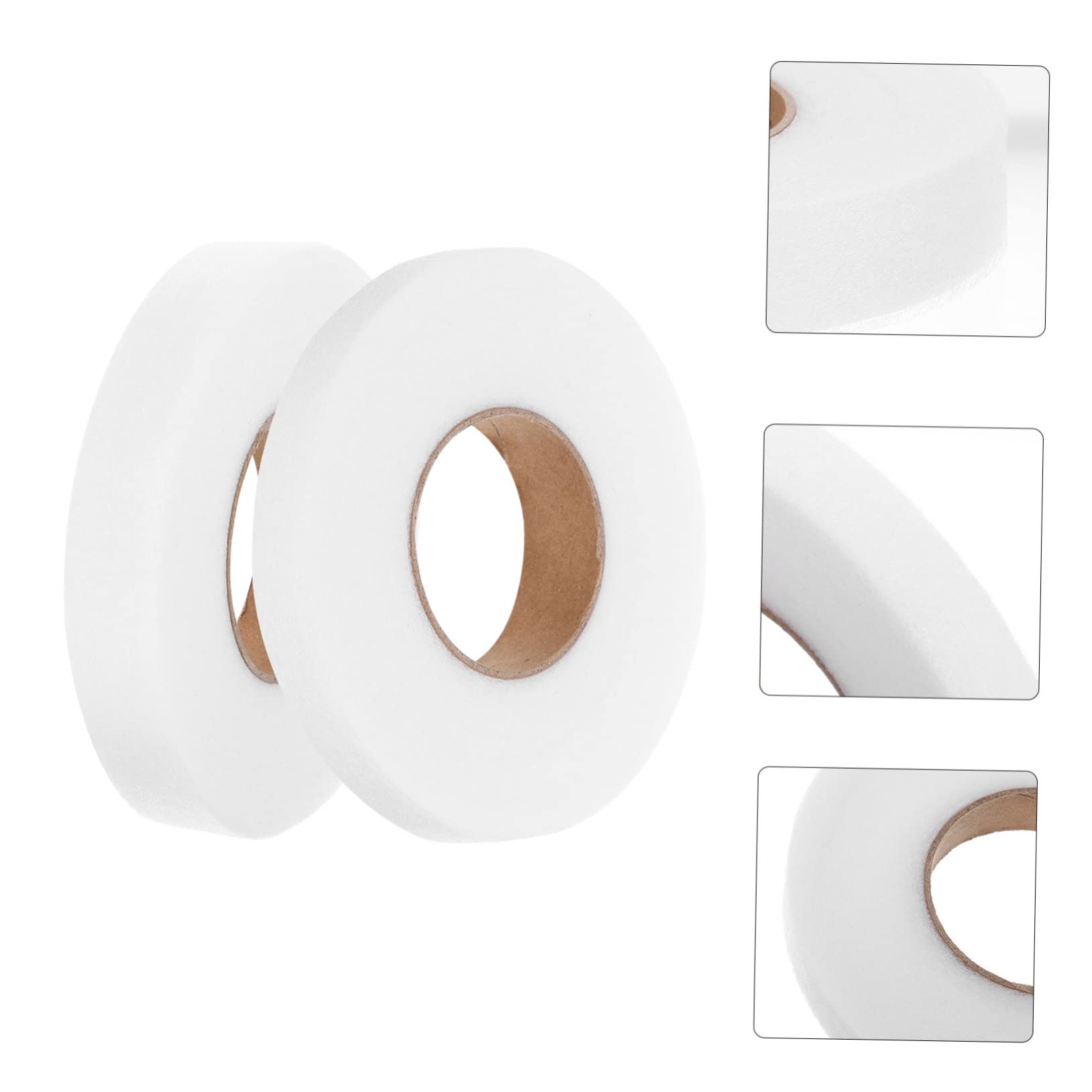 SHINEOFI 8 Rollos cinta de doble cara para tela cinta para senos de doble cara cinta de alfombra cortinas de ventana cinta de doble cara para alfombras cinta dobladillo para pantalones ropa