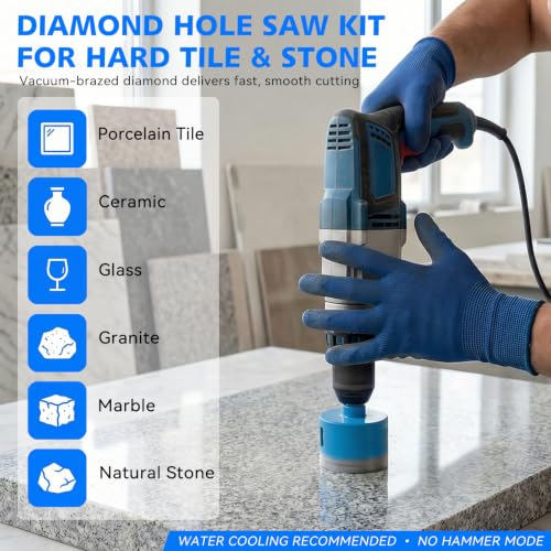 ZNXIMER Diamond Hole Saw Kit